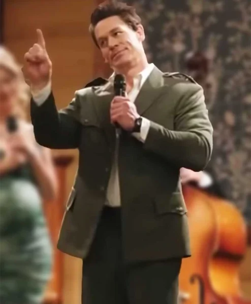 John Cena Vacation Friends Ron Green Coat front.webp