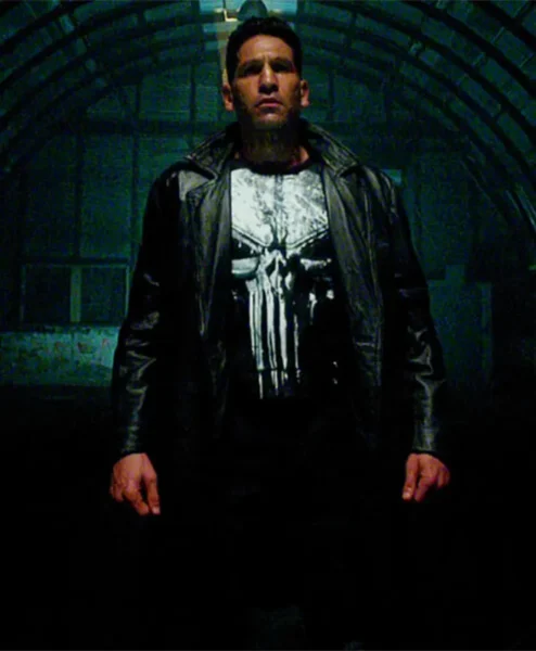 Jon Bernthal The Punisher Leather Trench Coat front.webp