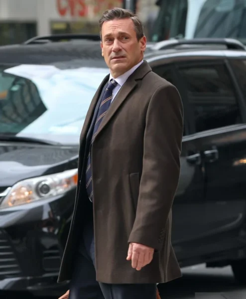 Jon Hamm Your Friends and Neighbors S01 Brown Coat For Sale.webp