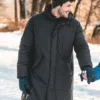 Jonah Hauer King The Threesome Black Coat.webp