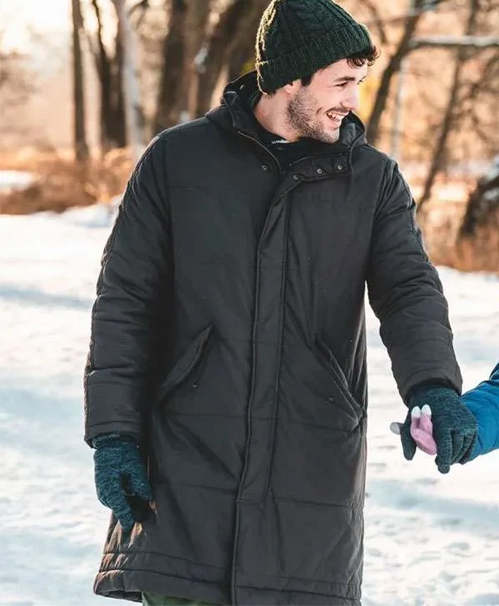 Jonah Hauer King The Threesome Black Coat.webp