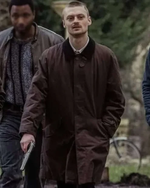 Jonas Smulders Ferry Brown Cotton Coat For Men.webp