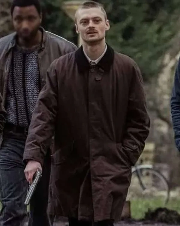 Jonas Smulders Ferry Brown Cotton Coat For Men.webp