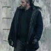 Justice League Bruce Wayne Fur Hooded Military Field Parka Coat.webp