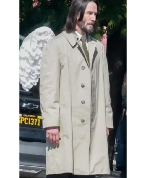Keanu Reeves Good Fortune Off White Coat.webp
