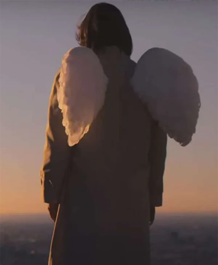 Keanu Reeves Good Fortune Off White Coat back.webp