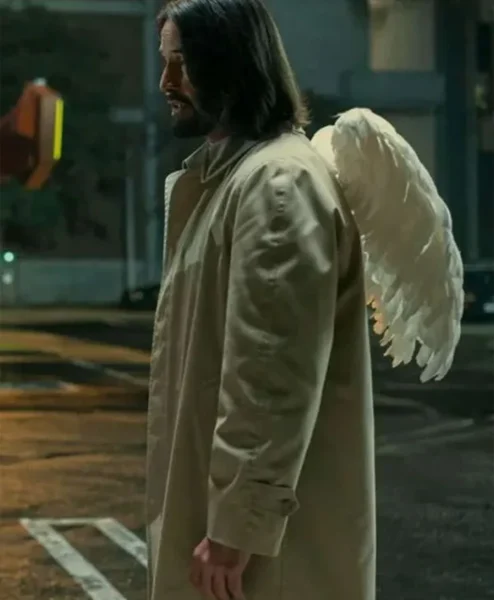 Keanu Reeves Good Fortune Off White Coat left.webp
