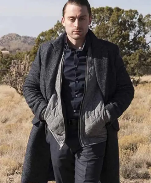 Kieran Culkin Succession S02 Roman Roy Coat.webp