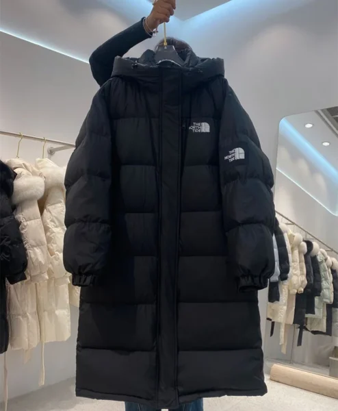 Kim Seon ho The Childe 2023 Puffer Long Coat shoot front.webp