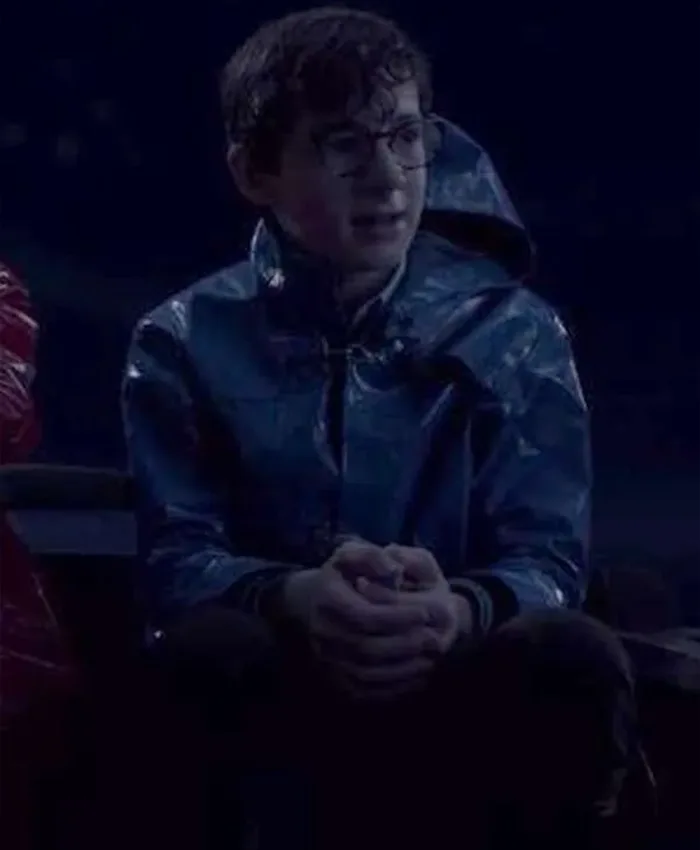 Klaus Baudelaire A Series Of Unfortunate Events Blue Hooded Coat front.webp