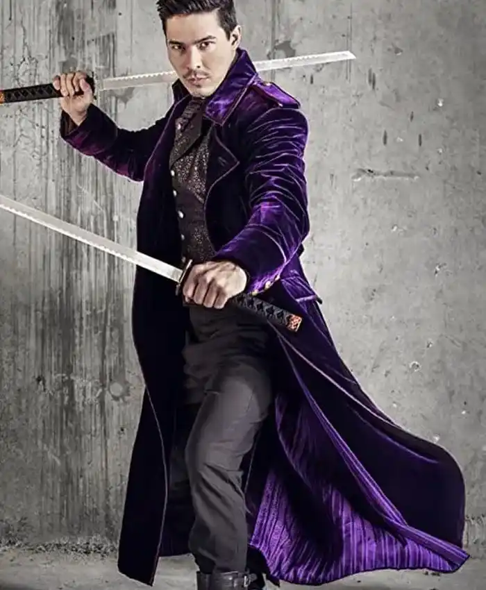 Lewis Tan Into the Badlands Gaius Chau Coat.webp