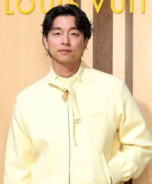Louis Vuitton SS27 Gong Yoo Yellow Leather Jacket