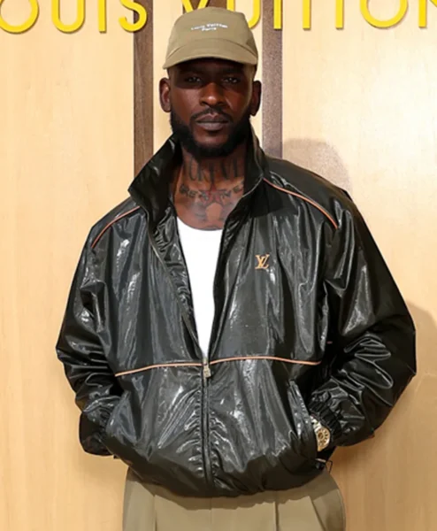 Louis Vuitton SS27 Skepta Black Satin Jacket