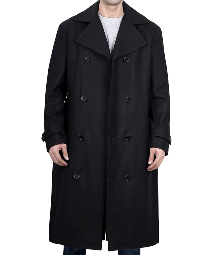 Love Life Jim Black Double Breasted Coat.webp