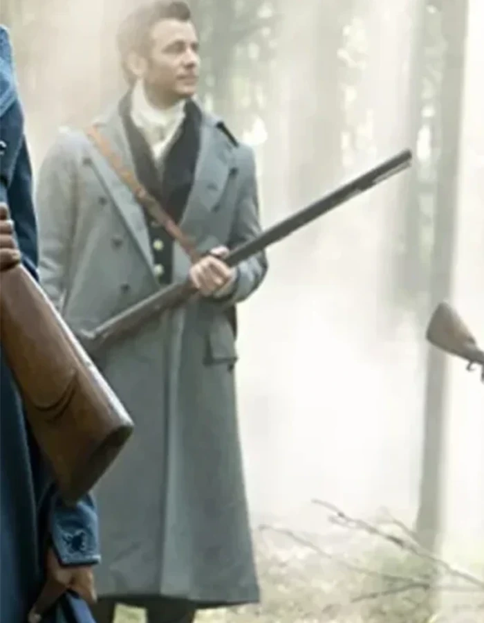 Luke Thompson Bridgerton Grey Trench Coat.webp