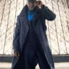Lupin Omar Sy Black Long Wool Trench Coat full.webp