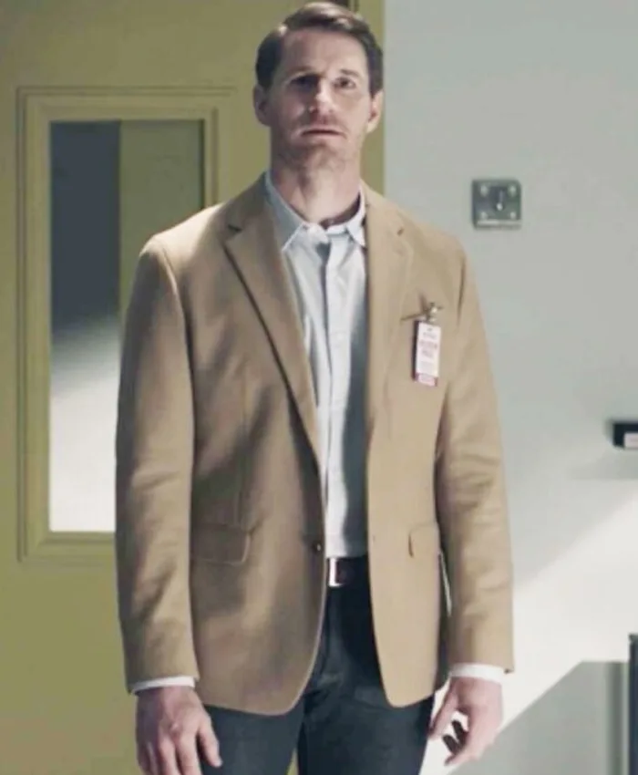Mark Tuello The Handmaids Tale Brown Cotton Fabric Blazer.webp