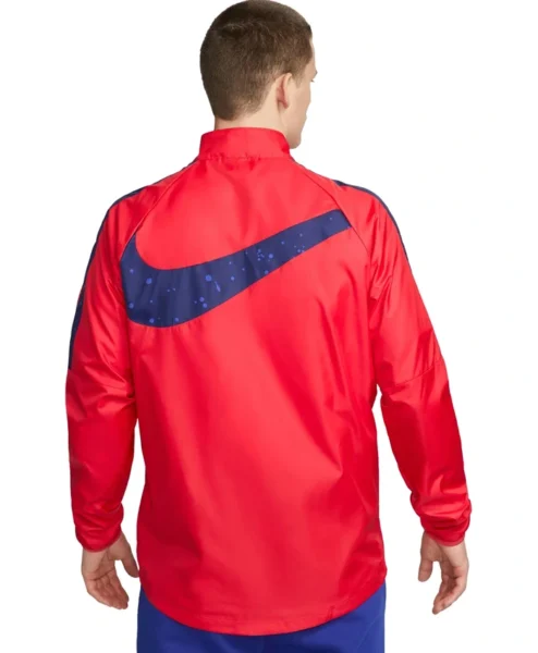 Mens Nike USA Splatter Swoosh Red Jacket