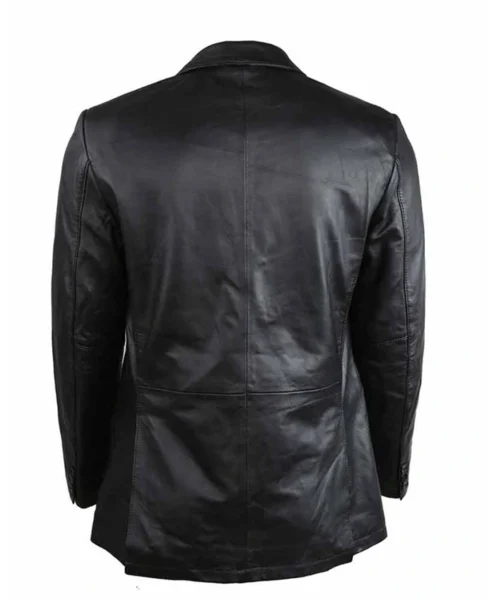 Mission Impossible 2 Tom Cruise Black Leather Coat back.webp