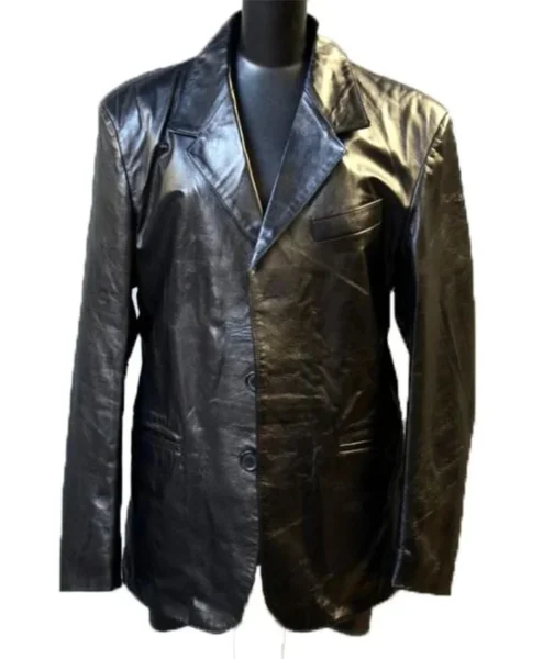 Mission Impossible 2 Tom Cruise Black Leather Coat front.webp