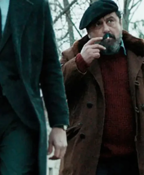 Money Heist Moscu Brown Leather Coat right.webp