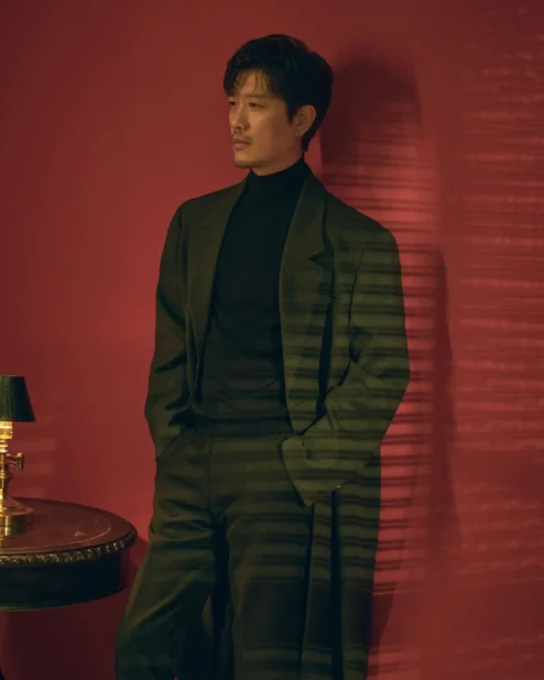 Mu jin Choi My Name Black Long Coat.webp