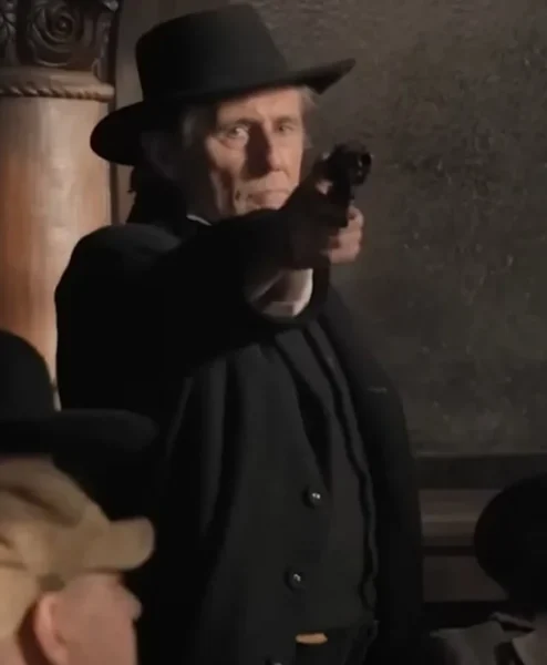 Murder at Yellowstone City 2022 Sheriff Ambrose Coat right.webp