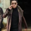 My Name Mu jin Choi Brown Fur Collar Long Coat.webp
