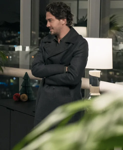 Nat Wolff Play Dirty Black Wool Coat For Sale.webp