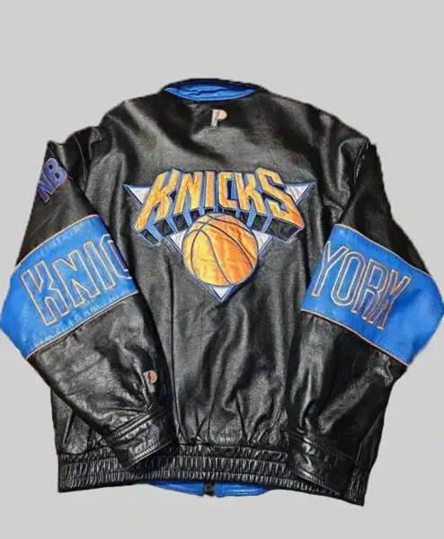 New York Knicks Timothee Chalamet Leather Jacket