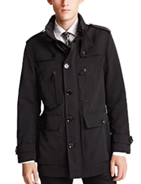 Nick Burkhardt Grimm S04 Black Raincoat For Sale.webp