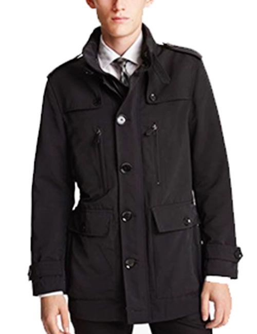 Nick Burkhardt Grimm S04 Black Raincoat For Sale.webp
