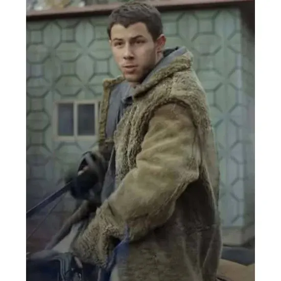 Nick Jonas Chaos Walking Davy Prentiss Fur Coat.webp