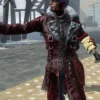 Nuka Raider Fallout 4 Red Long Leather Coat.webp