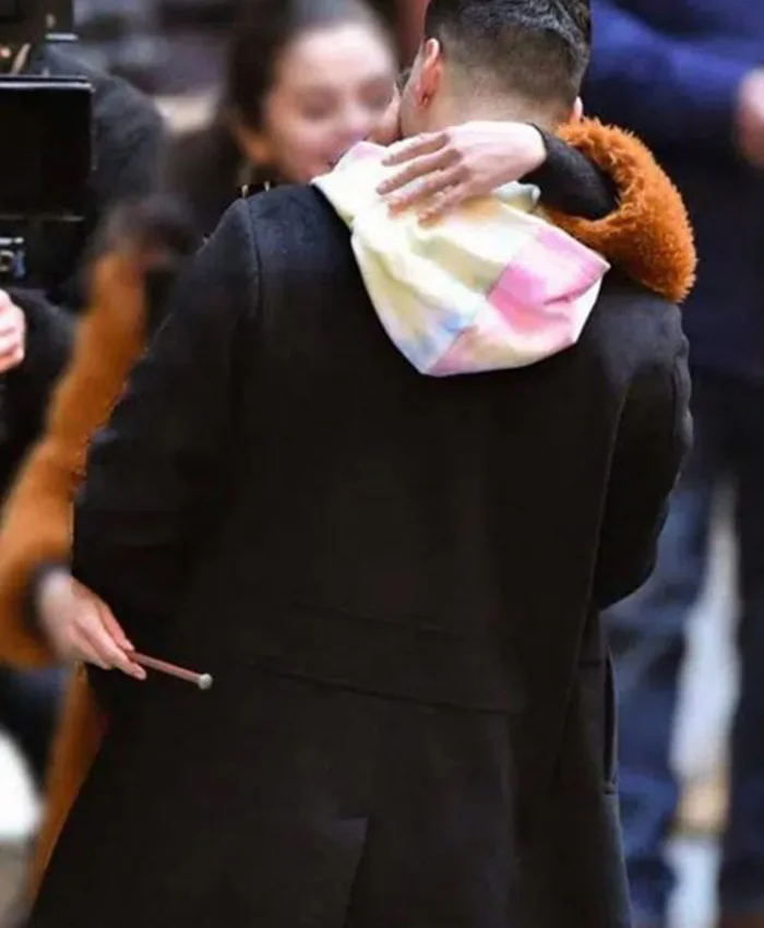 Only Murders in the Building Oscar Black Wool Coat back.webp