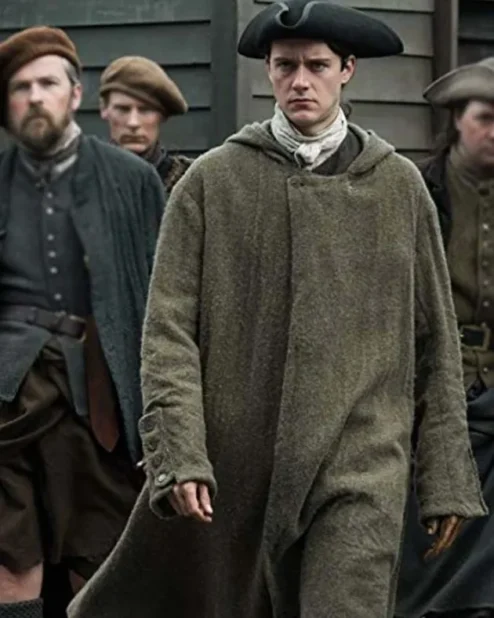 Outlander S4 Fergus Hooded Long Coat On Sale 1.webp