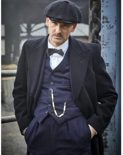 Paul Anderson Peaky Blinders Arthur Shelby Black Coat.webp