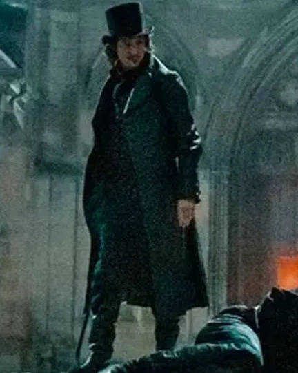 Pierre Niney The Count of Monte Cristo Leather Coat.webp