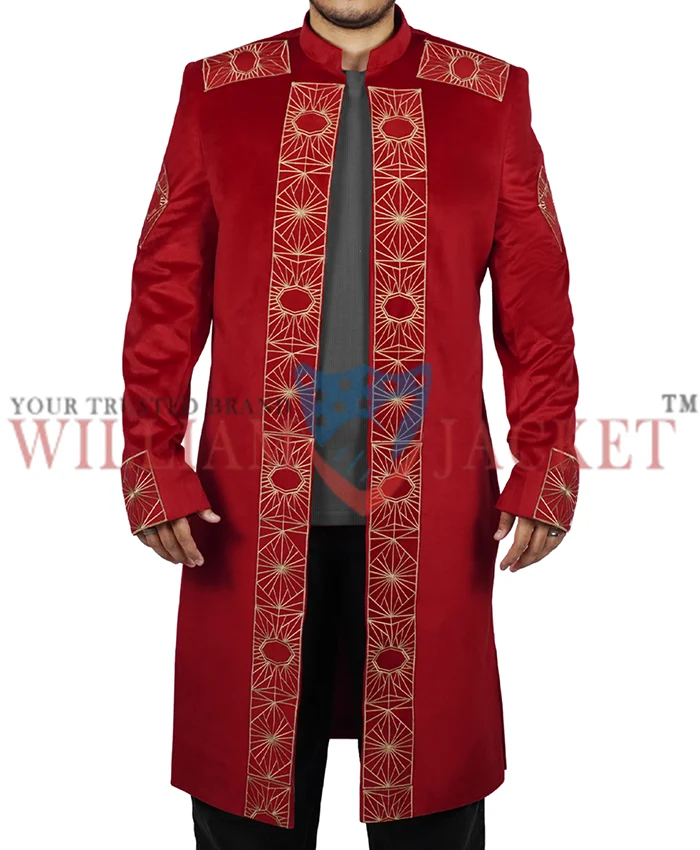 Pilou Asbaek Foundation S03 Maroon Coat frnont.webp
