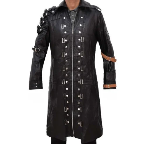 Playerunknowns Battlegrounds PUBG Black Trench Coat.jpg.webp