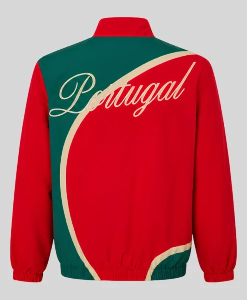 Portugal Red And Green Windbreaker Jacket