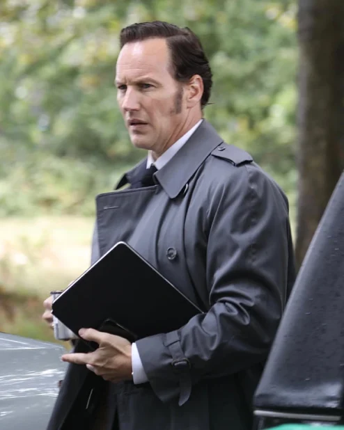 Purchase The Conjuring Last Rites Patrick Wilson Black Trench Coat.webp
