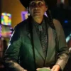 Rainwater Driver Yellowstone S04 Black Leather Blazer Coat right.webp