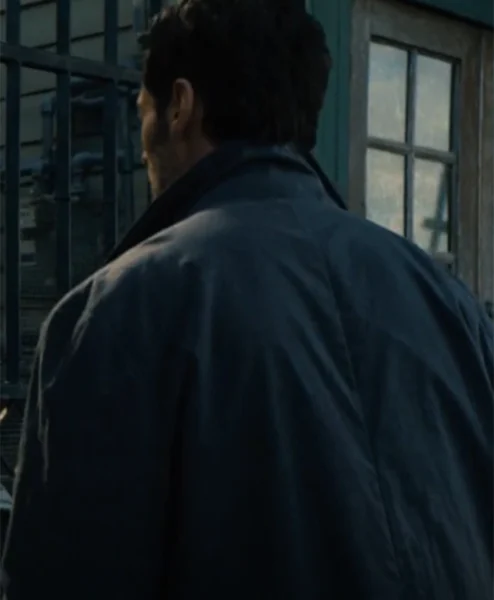 Reminiscence Hugh Jackman Mid Length Coat back.webp