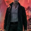 Reminiscence Hugh Jackman Mid Length Coat closeup.webp
