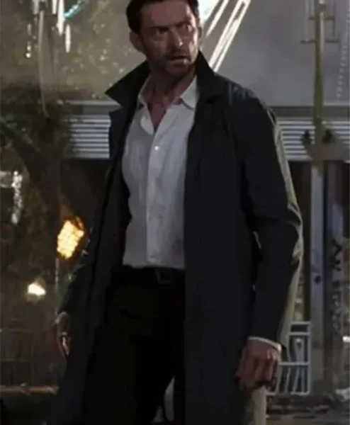 Reminiscence Hugh Jackman Mid Length Coat left.webp
