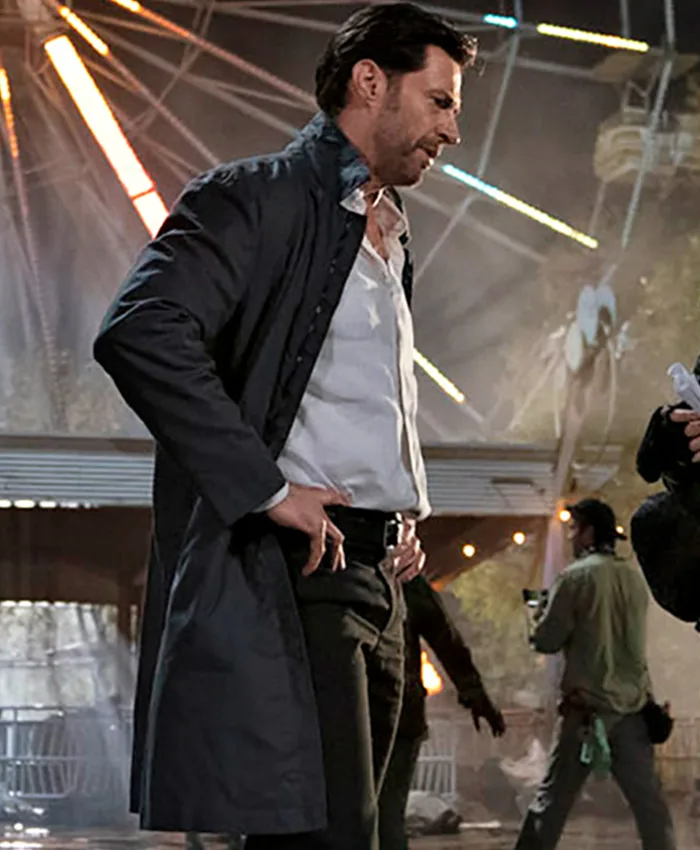 Reminiscence Hugh Jackman Mid Length Coat right.webp