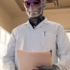 Resident Alien Harry Vanderspeigle White Doctor Coat.webp
