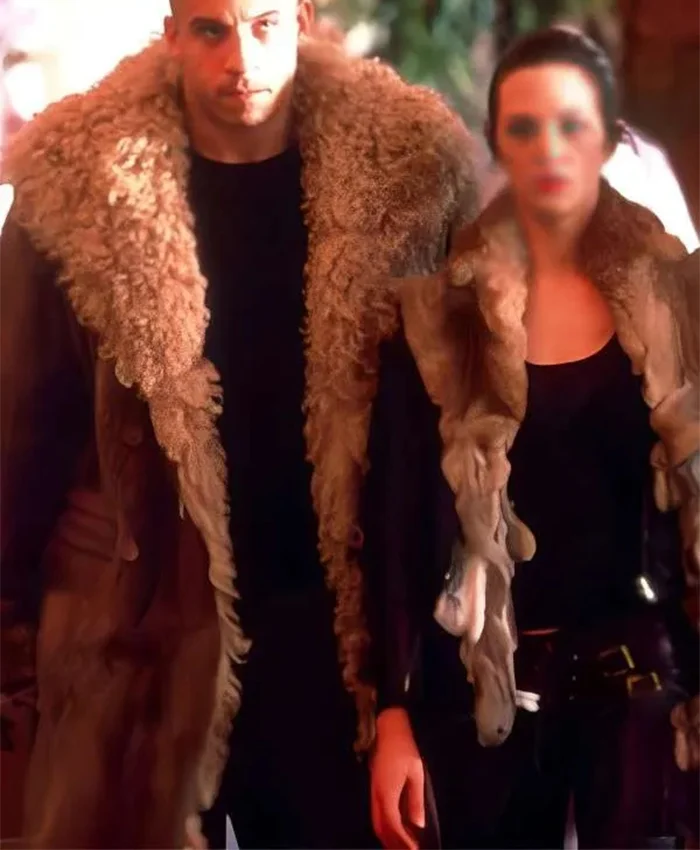 Return of Xander Cage Style Shearling Trench Coat right.webp
