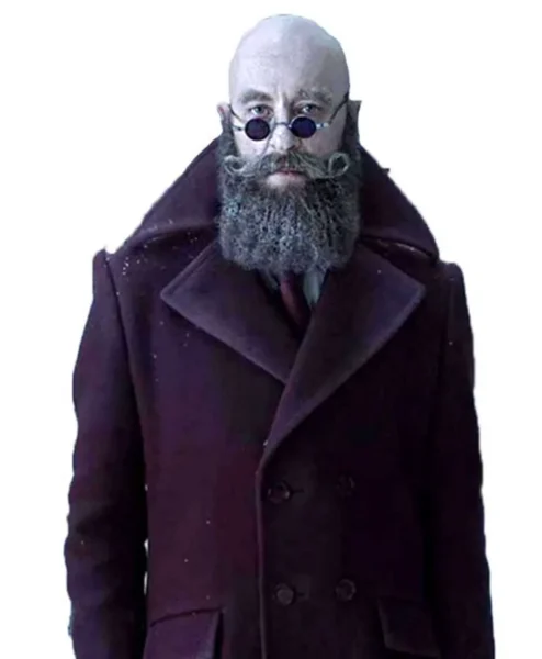 Richard E Grant A Series of Unfortunate Events Coat shoot front.webp